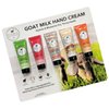 Dionis Goat Milk Skincare - 5 Pack of 1 oz Hand Creams (Creamy Coconut & Oats, Peppermint Twist, Sea Treasures, Sugarberry, Vanilla Bean)
