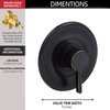 Shower and Tub Trim Kit, Compatible with Moen Posi-Temp Valve, Oil-Rubbed Bronze