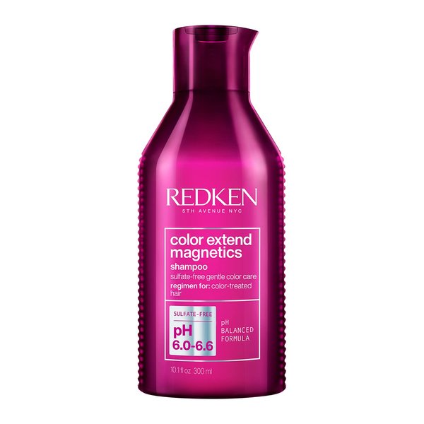 Redken Color Extend Magnetics Shampoo | For Color-Treated Hair | Gently Cleanses & Protects Color | With Amino Acid | Sulfate-Free | 10.1 Fl Oz (Pack of 1)