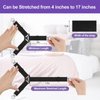 Nanateer Bed Sheet Fasteners, Triangle Sheet Straps Mattress Clips, 3 Way Fitted Bed Corner Holder Sheet Suspenders Grippers for Bedding Sheets, Mattress Covers, Sofa Cushion (4PCS)