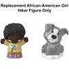 Replacement Part for Fisher-Price Little People Playset - HBW73 ~ African-American Girl Hiker Figure with Water Bottle Print ~ Works Great with Any Little People Playset