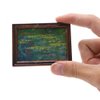 iland Miniature Dollhouse Accessories for Dollhouse Furniture on 1:12 Scale, Frames w/Printed Classic Impressionist Paintings Set (4 Frames & Impressionist Paintings)