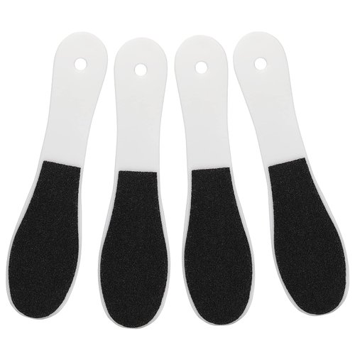WLLHYF 4 Pieces Pedicure Foot File, Double Sided Foot File Foot Callus Remover Foot Scrubber Plastic Surface Professional Scrub Sand Tool for Women Men Dead Skin Cracked Feet Remove Hard Skin