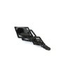 Generic Medium black metal crystal diamond shaped hair pin alligator clip