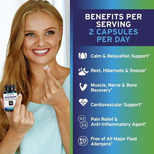 Trio Nutrition MagX Magnesium Glycinate, Vitamin D3, Vitamin K2 & MCT Oil | Chelated Magnesium Supplement | Calm, Relaxation & Recovery | Be Well Rested & Start Your Day with Magximum