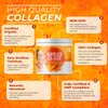 Orange Hydrolyzed Grass Fed Collagen with Vitamin C | Powder Supplement | Non-GMO Verified – 198gr