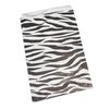 CuteBox Zebra Flat Paper Gift Bags 200pcs (6" x 9") for Merchandise, Crafts, Party Favors, Tradeshows, Retail, Showcases, Display, Holidays, Animal Themes, Arts and Crafts