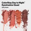 REVLON Eye Shadow Palette, ColorStay Day to Night, Makeup Stocking Stuffers for Women, Crease & Smudgeproof, Transitional Shades, 560 Stylish, 0.16 Oz