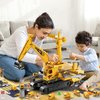 NIPLOOOW Construction Trucks Cars Toys for Toddlers, Kids Engineering Digger Race Tracks, Excavator Crane Boy Toys for 3-5 Year Old, Birthday Gifts for Kids Age 3 4 5 6 Year Old Boy