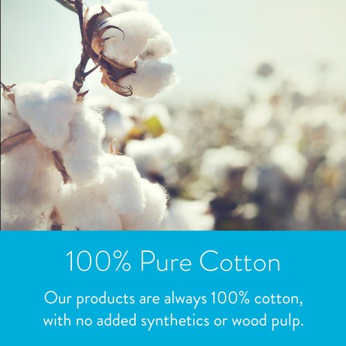 Organic Cotton Balls by Maxim (100 Count): Hypoallergenic 100% Natural White Cotton for Sensitive Skin - Chlorine Free, Chemical Free, Eco Friendly
