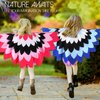 iROLEWIN Eagle-Bird-Costume for Kids Multi-Layers Feather Wings and 3D Bird Mask as Toddler Dress-up Clothes Halloween Gifts