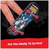 TECH DECK, Finesse X Sonic The Hedgehog Pro Series Finger Board with Storage Display, Built for Pros; Authentic Mini Skateboards, Kids Toys for Ages 6 and up