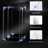Acrylic Display Case Clear Action Figure Display Case with Mirrored Back, Dustproof Protection Display Box Alternative Glass Case for Collectibles Figures Models Doll Toys (6x6x10 inch; 15x15x25 cm)