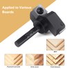 CNC Spoilboard Surfacing Router Bit, 1/4" Shank 1-1/2" Cutting Diameter, Carbide Insert Slab Flattening Router Bits Planing Bit Wood Planer Bit Woodworking Tools by BINSTAK