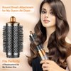 YTCHYYSK Round Volumizing Brush Nickel/Copper and Filter Cleaning Brush for Dyson Airwrap Accessories Hair Styler Limp Flat Hair Volumizer Attachment Tool, Part No. 969489-01 970750-01