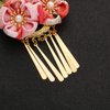 Lurrose Hair Clip, Japanese Kimono Flower Design, for Women Girls, Hair Accessories, Hair Tie Band Clip, Pink, 1 Count