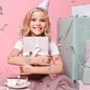 Partywind 204 Styles Glitter Temporary Tattoos for Kids Girls, 34 Sheets Perforated Tattoo Stickers for Girls Party Supplies Favors, Birthday Goodie Bag Stuffers Games Toys
