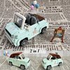 HOUXIPUPY Mini-Cabriolet Car Building-Blocks Set- Technic Mini 2 in 1 Vehicle Vacation Car Model Construction Building Blocks Collection Set 779 PCS for Adults and Family