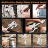 12 in 1 Keychain Multi-tool, Gifts for Men Boyfriend Dad, Father's Day Birthday Gifts, Mini EDC gadgets Tool Gear Bottle Opener for Camping Survival