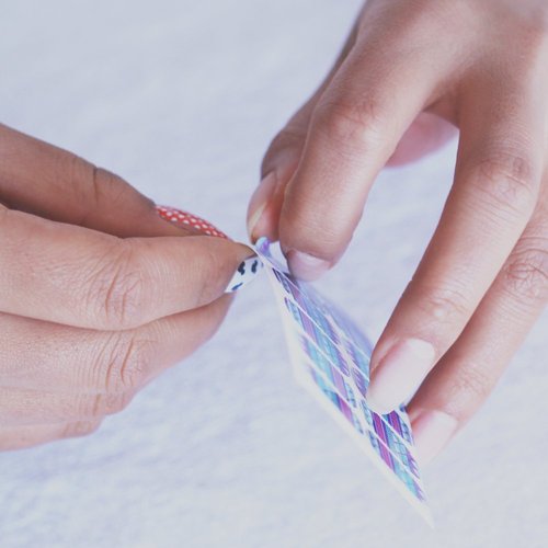 Nail Polish Art Strips 18 Wraps Decal DIY Manicure Pedicure Flower Design Pattern Wedding Bachelorette Prom Party