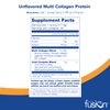 Bariatric Fusion Unflavored Multi Collagen Protein Powder | Hydrolyzed Collagen Peptides Powder Plus Joint Support Complex of MSM and Glucosamine | Type 2 | Dairy, Gluten & Soy Free | 30 Servings