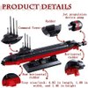 ENHANA Nuclear Submarine Building Blocks Model Toy,A 13.07 Inch Long Naval Nuclear Submarine,Suitable for Boys Over 6 Years Old Toys,193 Pieces
