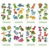 Temporary Tattoo Kids for Birthday, 104pcs Dinosaur Tattoos Stickers for Boys Girls Individually Wrapped, Realistic Temporary Tattoos Paper Adult Women for Party Favors