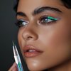 UCANBE Chameleon Liquid Eyeliner - Green Cyan Blue, Multi-Chrome Metallic Shift Eyeliner, Waterproof Glitter Eyeliner with Soft Fine Tip for Multi-Dimensional Eye Looks