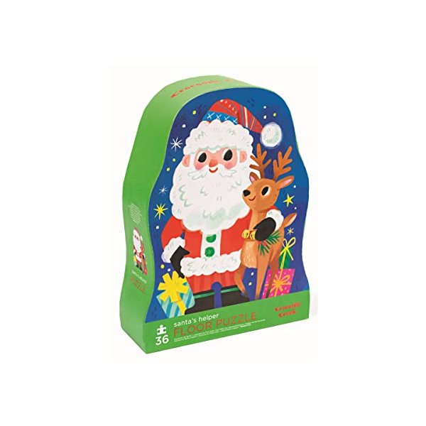 CROCODILE CREEK Santas Flying Reindeer Puzzle Box 36Pc, 1 EA