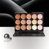 FantasyDay Cream Concealer Palette, 15 Colors, Full Hydrating Coverage, Corrects Dark Circles, Acne Blemish #2