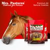 Mrs Pastures Cookies and Treats for Horses - Premium Horse Treats - Made with Apples, Oats, and Rolled Barley - Preservative Free - All Natural Ingredients - No Corn or Soy - Made in USA - (8oz Bag)