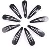40 Pieces Snap Hair Clips for Women, Hair Barrettes 2 Inch Metal Black Hair Clip for Girls Kids Teens Hair Accessories
