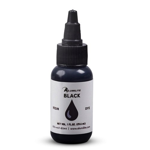 Alumilite Dye Liquid Color Tint Black (1 oz) Highly Concentrated Colorant or Pigments for Casting Resins, Epoxy Coating, and Urethane | Used in Coloring Clear, Translucent, Opaque Color Arts & Crafts