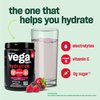 Vega Sport Hydration Electrolyte Powder, Berry - Post Workout Recovery Drink for Women and Men, Vitamin C, Vegan, Keto, Sugar Free, Dairy Free, Gluten Free, Non GMO, 5 oz