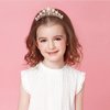 ANBALA Small Tiara Crown with Hair Comb, 3 Pack Mini Tiara Crown Princess Crystal Shiny Hair Accessories for 2 3 4 5 6 7 8 13 Years Girls Hair Dectoration Styling Cute Hair Accessories