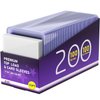 200 Card Sleeves Top Loads for Cards, Toploads for Cards, Baseball Card Sleeves Hard Plastic, 3" x 4" Baseball Card Protectors, Trading Card Sleeves Card Holder (100 Hard Sleeves + 100 Clear Sleeves)