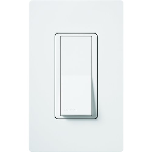 Lutron Claro 15 Amp 4-Way Rocker Switch with Locator Light, CA-4PSNL-WH, White