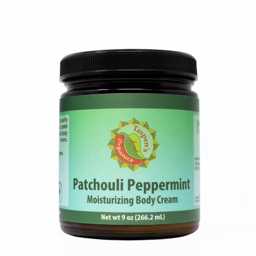 Taspen's Organics Shea, Cocoa & Coconut Oil Infused - Deep Hydration & Nourishment - Lotion for Dry Skin - Long-Lasting Moisturizer for Women & Men- Vegan & Cruelty-Free (4oz Patchouli Peppermint)