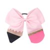 School Bow Cheer Bow Clip, Back to School Hair Bow Ponytail Holder, Pencil Girls Hair Clips ZFJ26 (Pink Set)