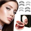 BASEMMAHER Magnetic Eyelashes without Eyeliner, 3D Dual Magnetic False Eyelashes Natural Look Extension Light Weight & Reusable Magnetic Eyelashes Kit with Applicator Tweezers No Glue Needed