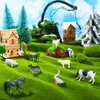 24 Pieces Mini Farm Animal Figurines Plastic Farm Barn Animal Miniature Realistic Farm Animals Figure Toys for Garden Home Decor Christmas Party Favors