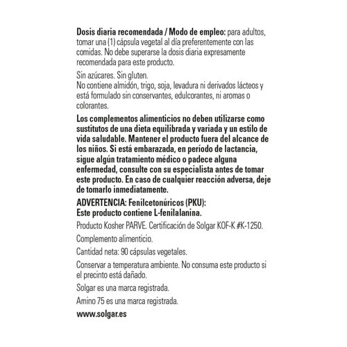 Solgar Essential Amino Complex, 90 Vegetable Capsules - Free Form Essential Amino Acids - Non-GMO, Vegan, Gluten Free, Dairy Free, Kosher - 90 Servings