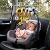 TUMAMA Spiral Car Seat Toys Baby Toys for 0 3 6 9 12 Months, Infant Stroller Toy Newborn Hanging Toys with Rattle, Teether