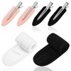 Set of 6, No Bend Hair Clips & Facial Spa Headband, SourceTon 4 Pcs No Bend Hair Clips and 2 Pcs Makeup Shower Bath Wrap Sport Headband
