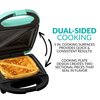 Nostalgia MyMini Personal Sandwich Maker, Nonstick Panini Press, Pizza Pockets, Quesadillas, Mint Green