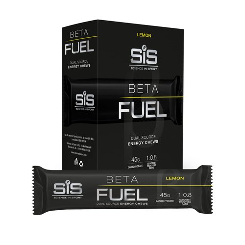 Science in Sport | Beta Fuel | Lemon | Dual Source Energy Chews | 46g Carbohydrate| Scientifically Superior Fuel | Cycling, Running, Swimming & Endurance Sports | 6 x 60g Chews