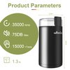 Coffee Grinder, Wancle Electric Coffee Grinder, Quiet Spice Grinder, One Touch Coffee Mill for Beans, Spices and More, with Clean Brush Black