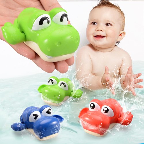 SLTBEH Baby Bath Toys for Kids Ages 1-3，Baby Pool Bath Toys for Babies 6-12 Months，Bathtub Water Toys for Toddlers 1-3 Pool Toys for Boys and Girls Age 2-4，3 Pack