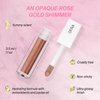 Ofra Lip Gloss Blissful | Non Sticky Lip Gloss with High Shine | Shiny Lip Gloss Long Lasting Formula for a Smooth, Hydrated Finish | Ultra-Comfortable Lip Glass for All-Day Wear | 3.5mL 1.1oz