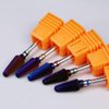 C & I TAPERED TORNADO & TEXAS TORNADO Nail Drill Bit for Nail Drill Machine, Purple Coated (Tapered Tornado M)